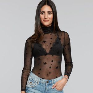 Mesh Stars Bodysuit